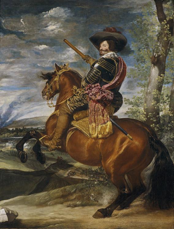 Diego Velazquez Count-Duke of Olivares on Horseback (df01) oil painting picture